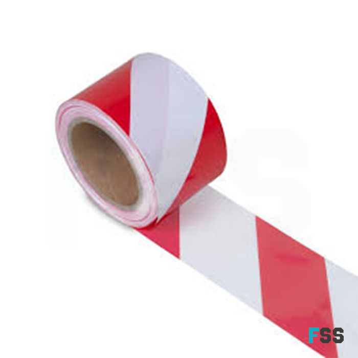 Red and White Barrier tape