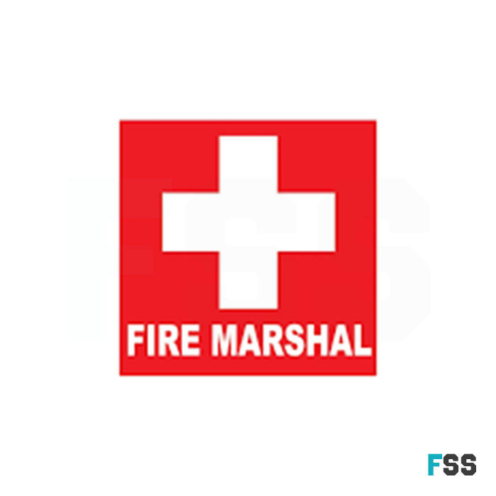 Helmet Sticker - Fire Marshall