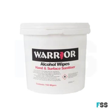 warrior tub alcohol wipes