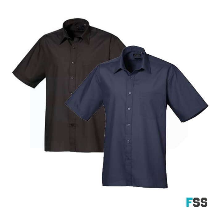PR202 Premier Short Sleeve Poplin Shirt