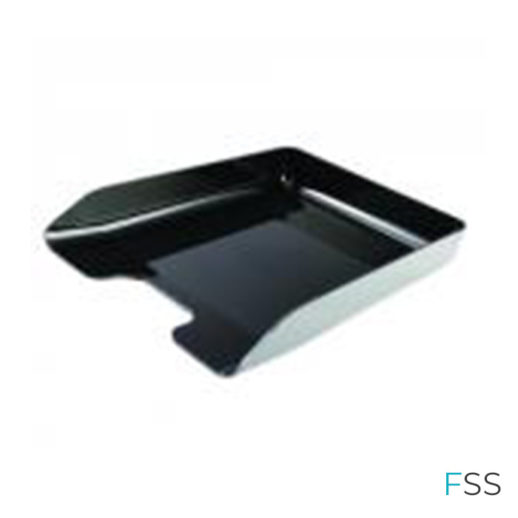 Q-Connect-Letter-Tray-Black