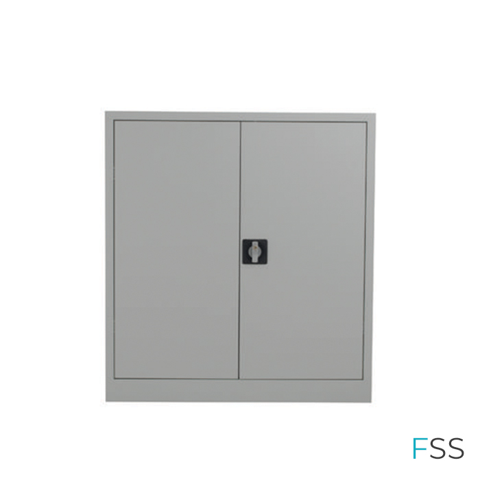 Talos Double Door Stationery Cupboard 1000 Grey KF78752