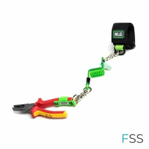 NLG Small Hand Tool Tethering Kit attached