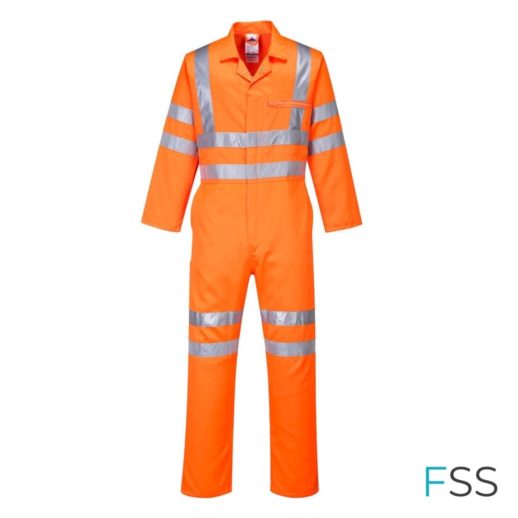 Portwest RT42 Hi-Vis Poly-cotton Coverall GO/RT