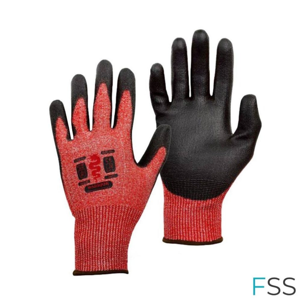 Black PU Cut A Gloves (pack of 12)