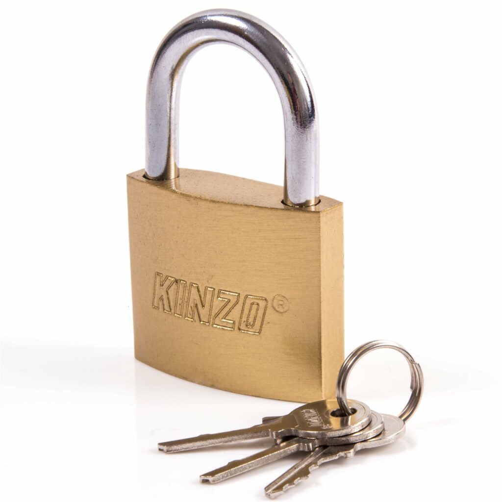 30mm Brass Padlock (Suitable for cage lockers)