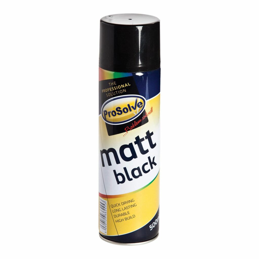 Spray Paint - Matt Black