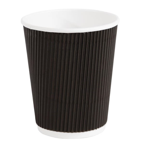 12oz White Double Wall Paper Cups - Box (500)