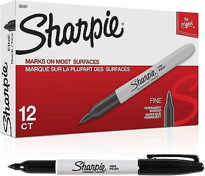 Sharpie Fine Tip Marker PK 12