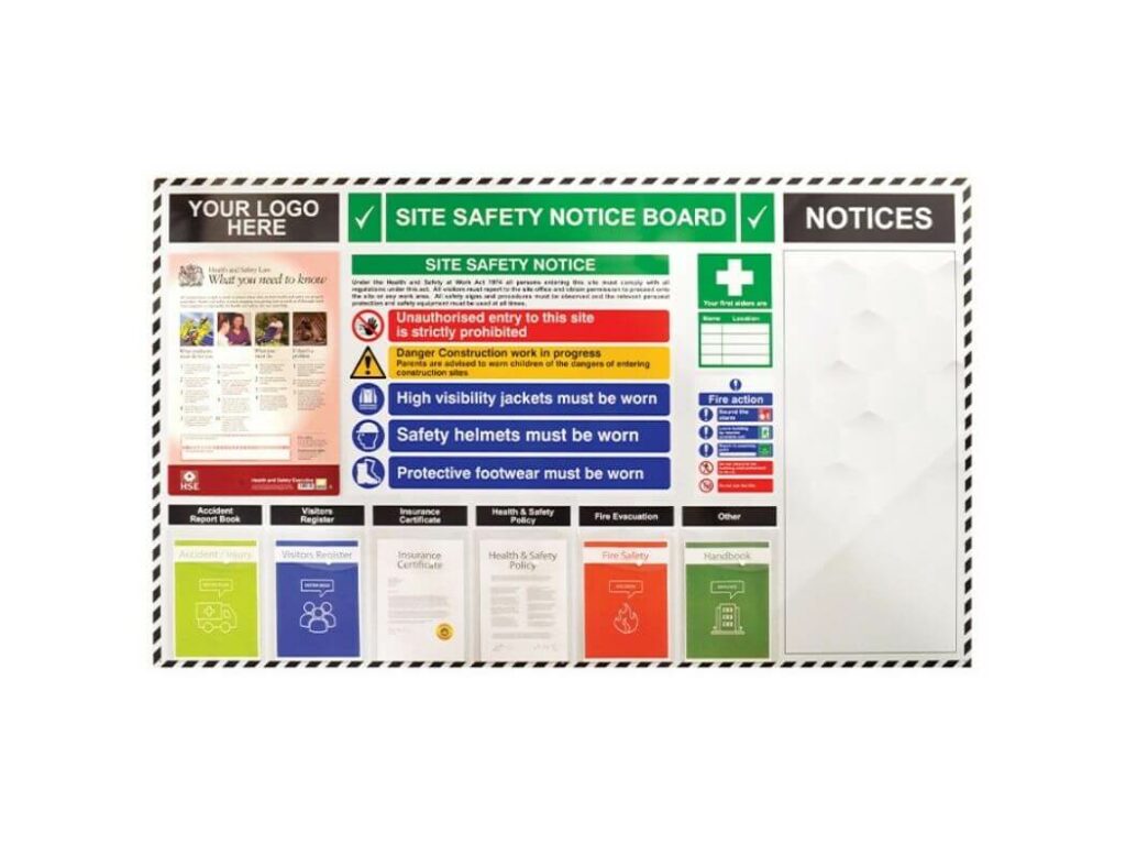 Site Safety Notice Board